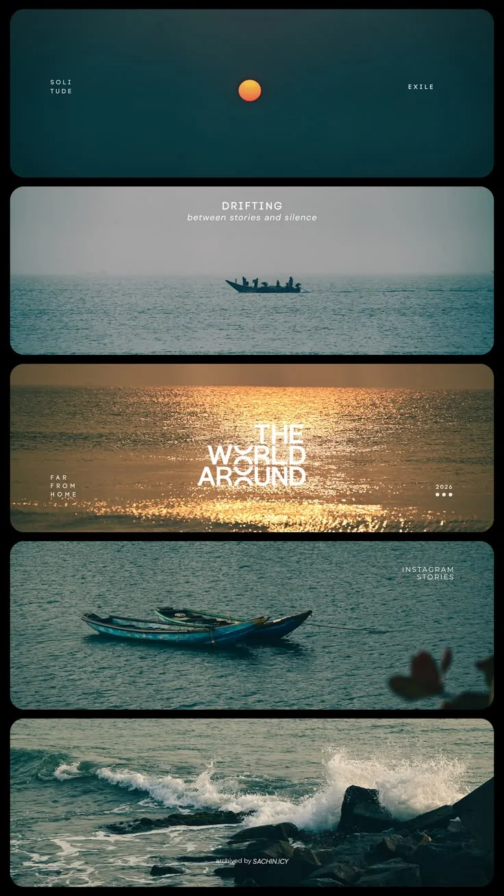 Drifting Stories template preview