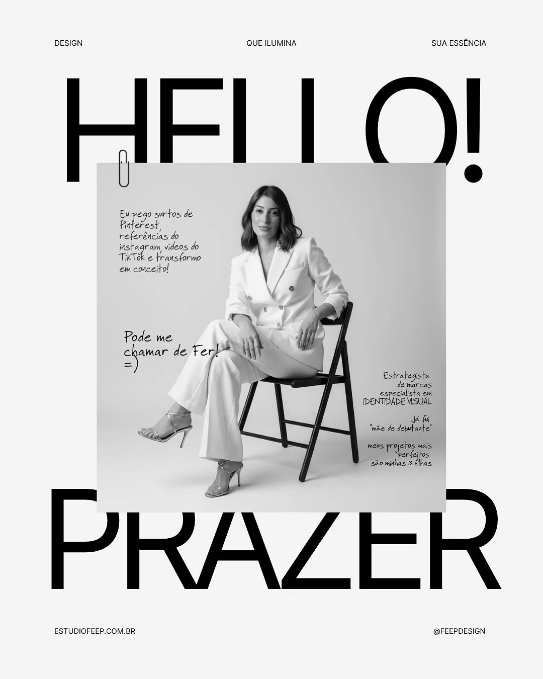 Hello! Prazer template preview