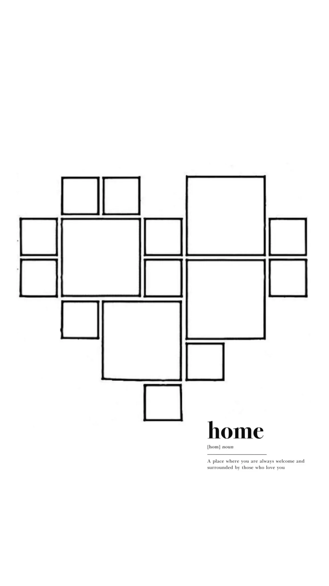 Home Dictionary Collage template preview