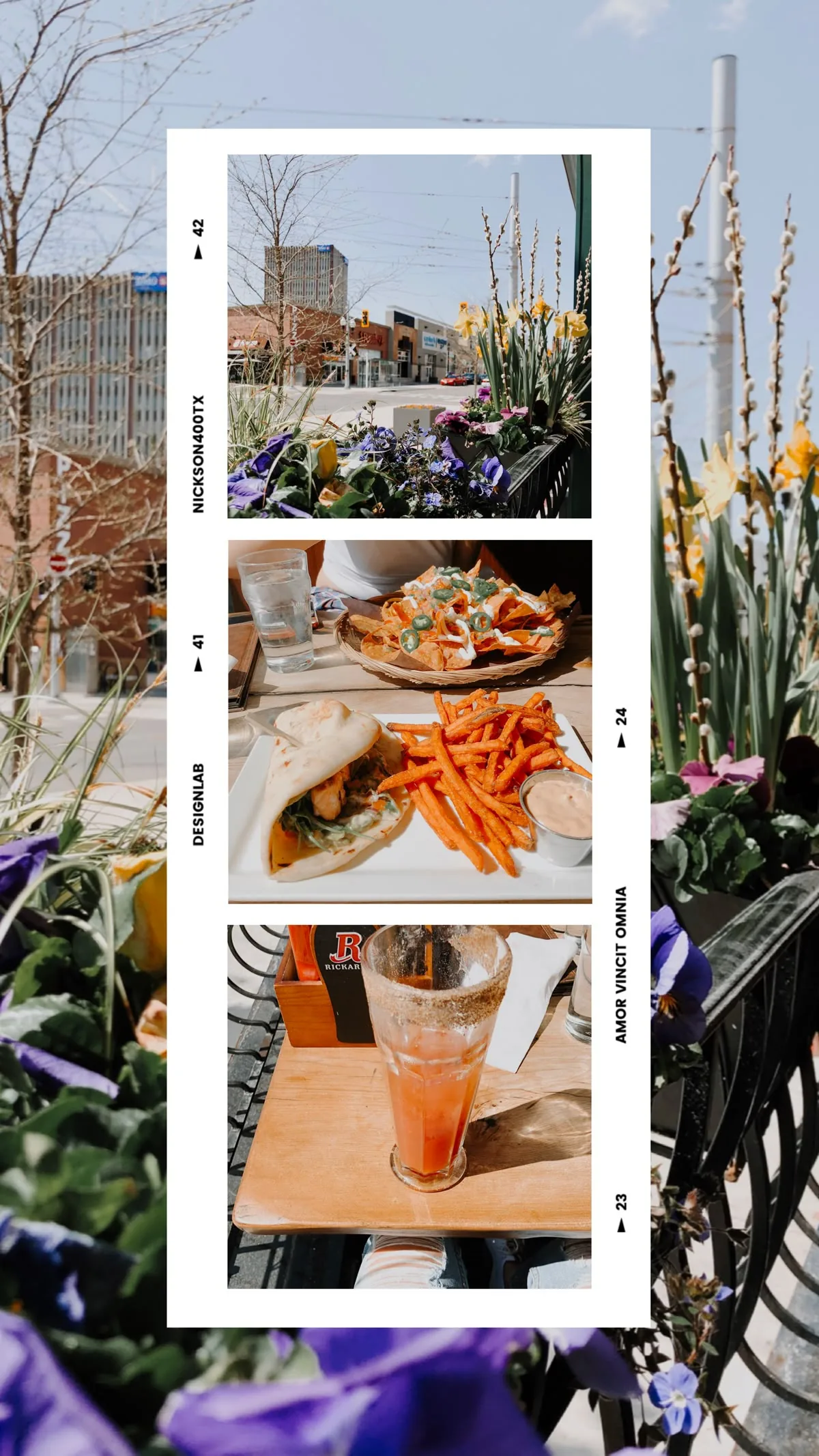 Memory Paper Film Strip template preview