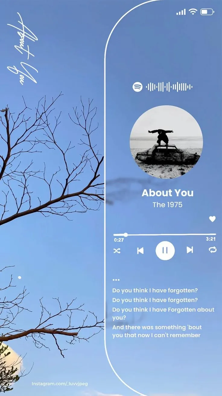 Music Player Glass template preview