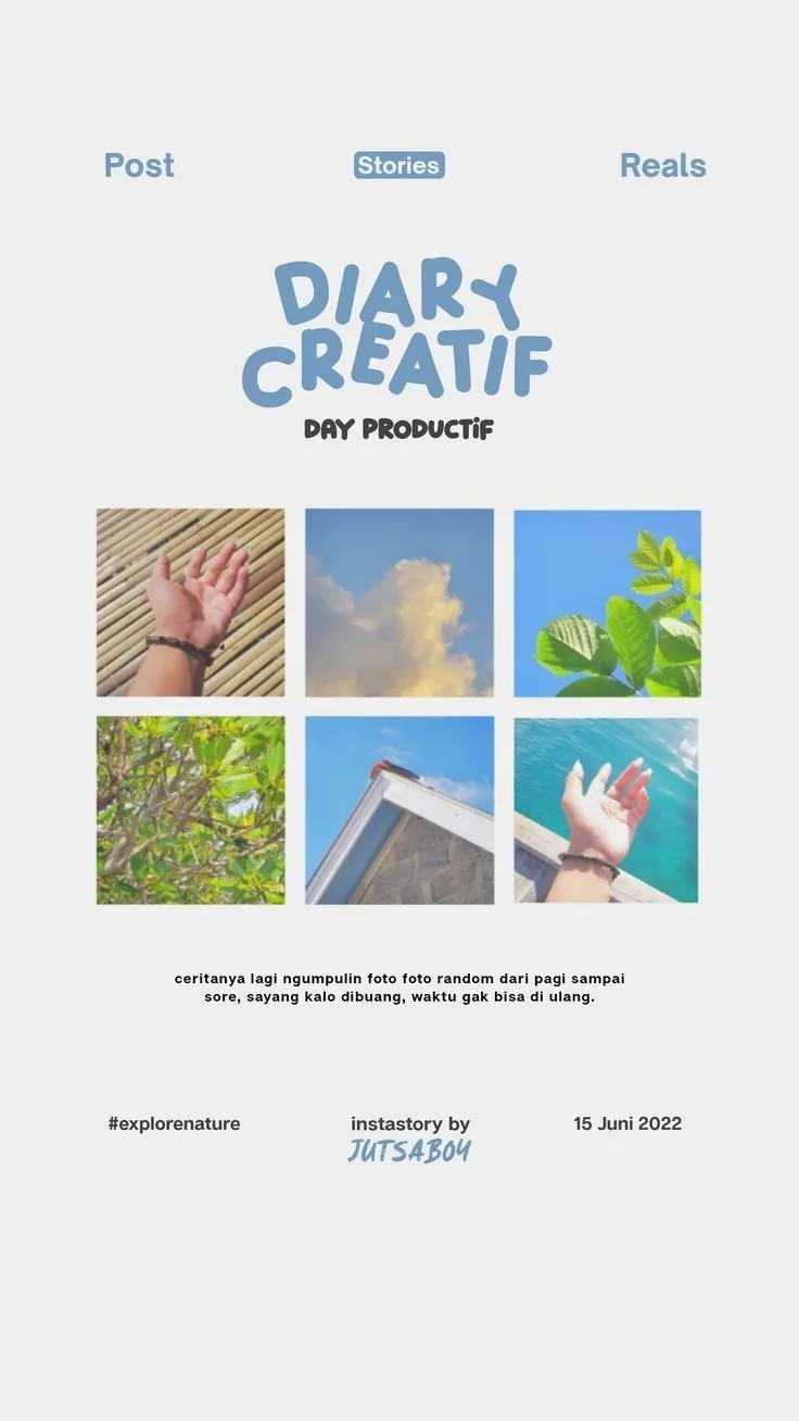 Productive Day template preview