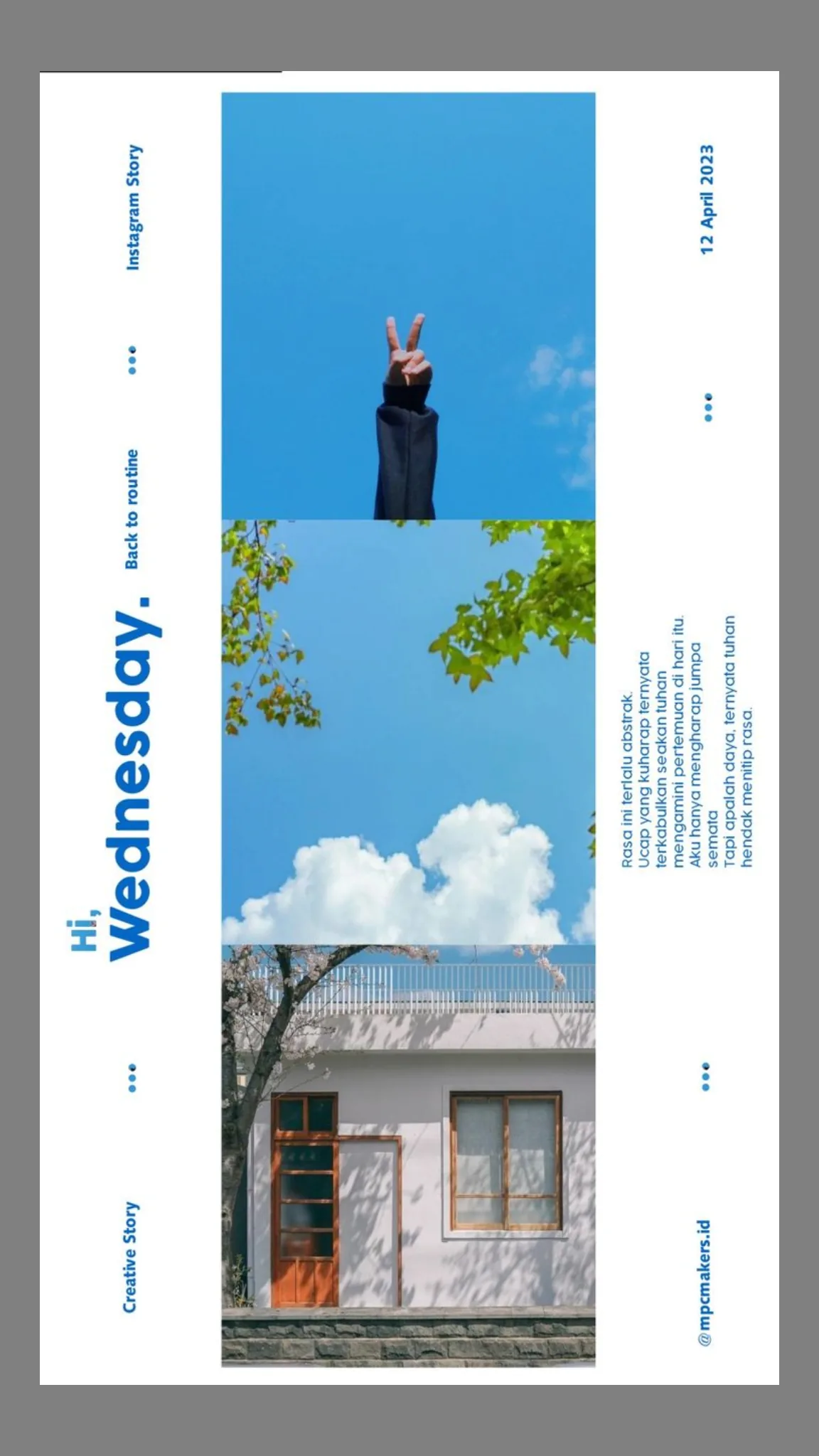 Routine Wednesday template preview