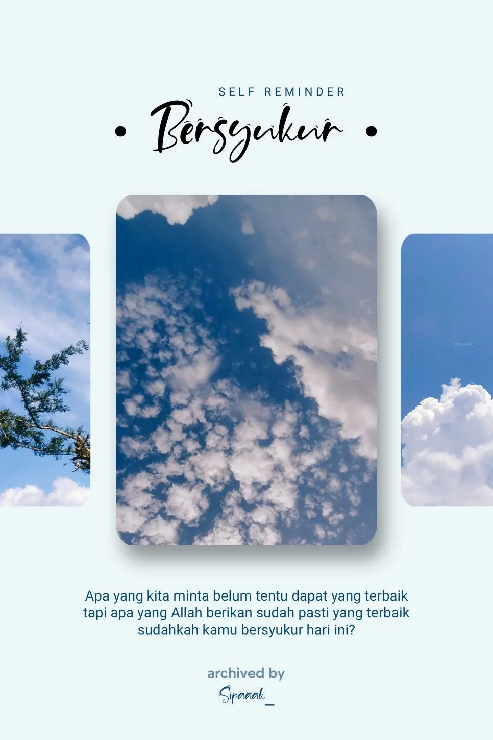 Self Reminder - Gratitude template preview