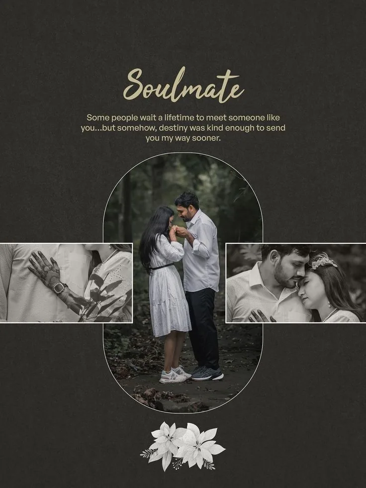 Soulmate Scrapbook Collage template preview