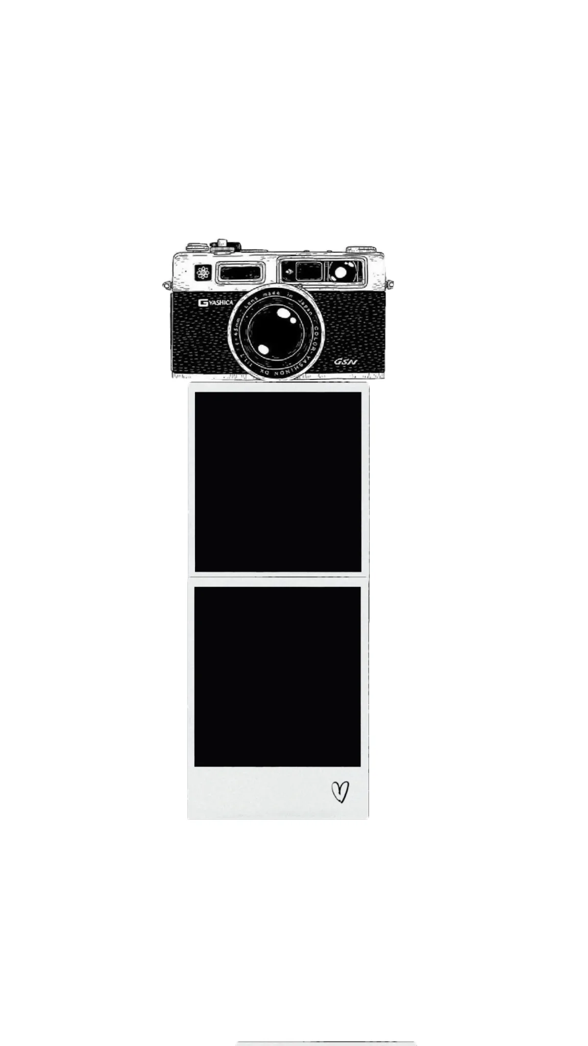 Yashica Print Strip template preview